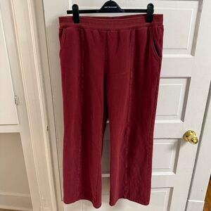 93 Play Street Emerson Maroon Fleece Pants
